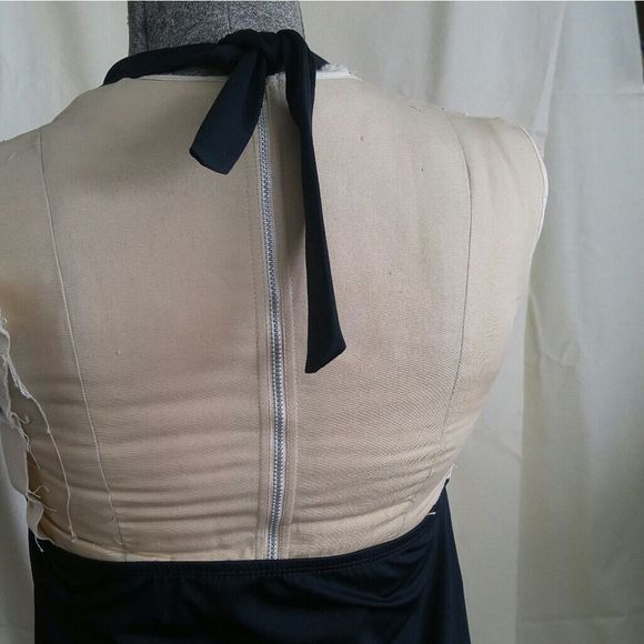 Swim dress maternity black long - Picture 2 of 6